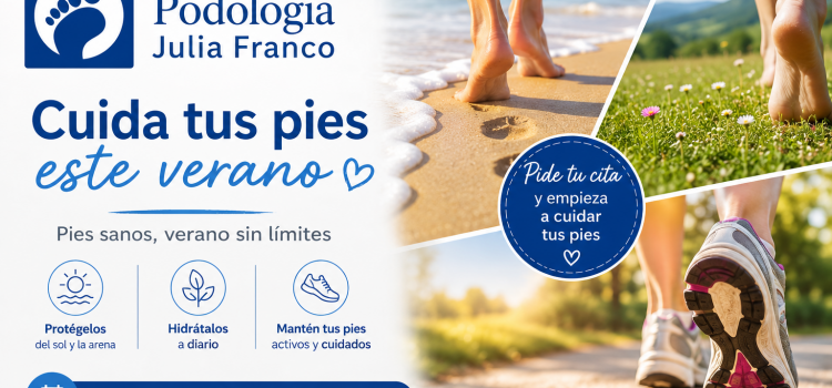 Consejos para el cuidado del pie en verano y el uso de calzado descubierto
